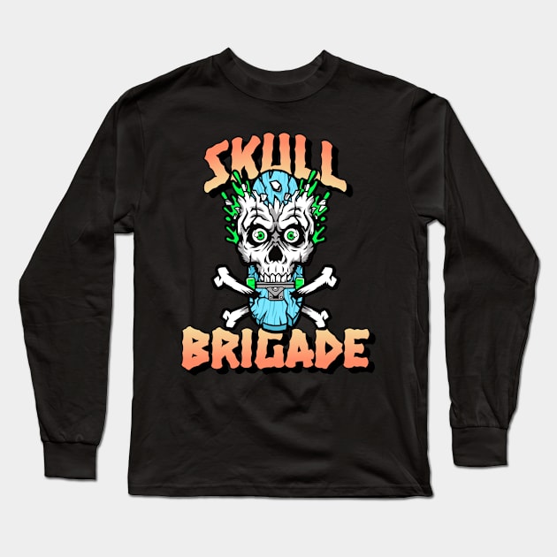 skull brigade Long Sleeve T-Shirt by joshsmith